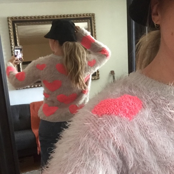 Warm Fuzzy Hearts Sweater - Picture 2 of 5